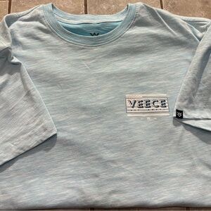 Veece Men's Light Blue Short Sleeve Tee
